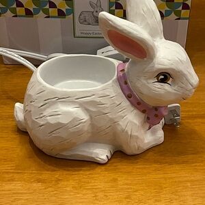 Hoppy Easter White Bunny Wax Warmer